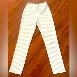PrettyLittleThing Cream Striped Trousers